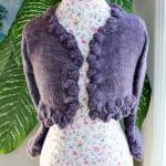 Dusky Mauve Crochet With W..